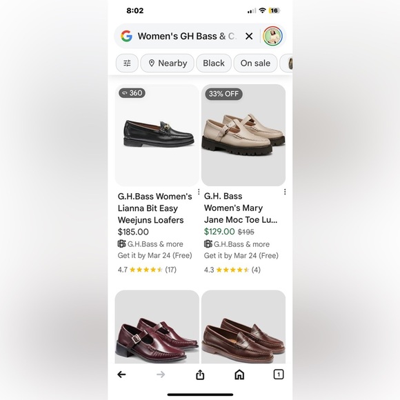 G.H. Bass & Co Beamer Penny Loafers Shoe Size 8.5M Gray Suede - Picture 12 of 13